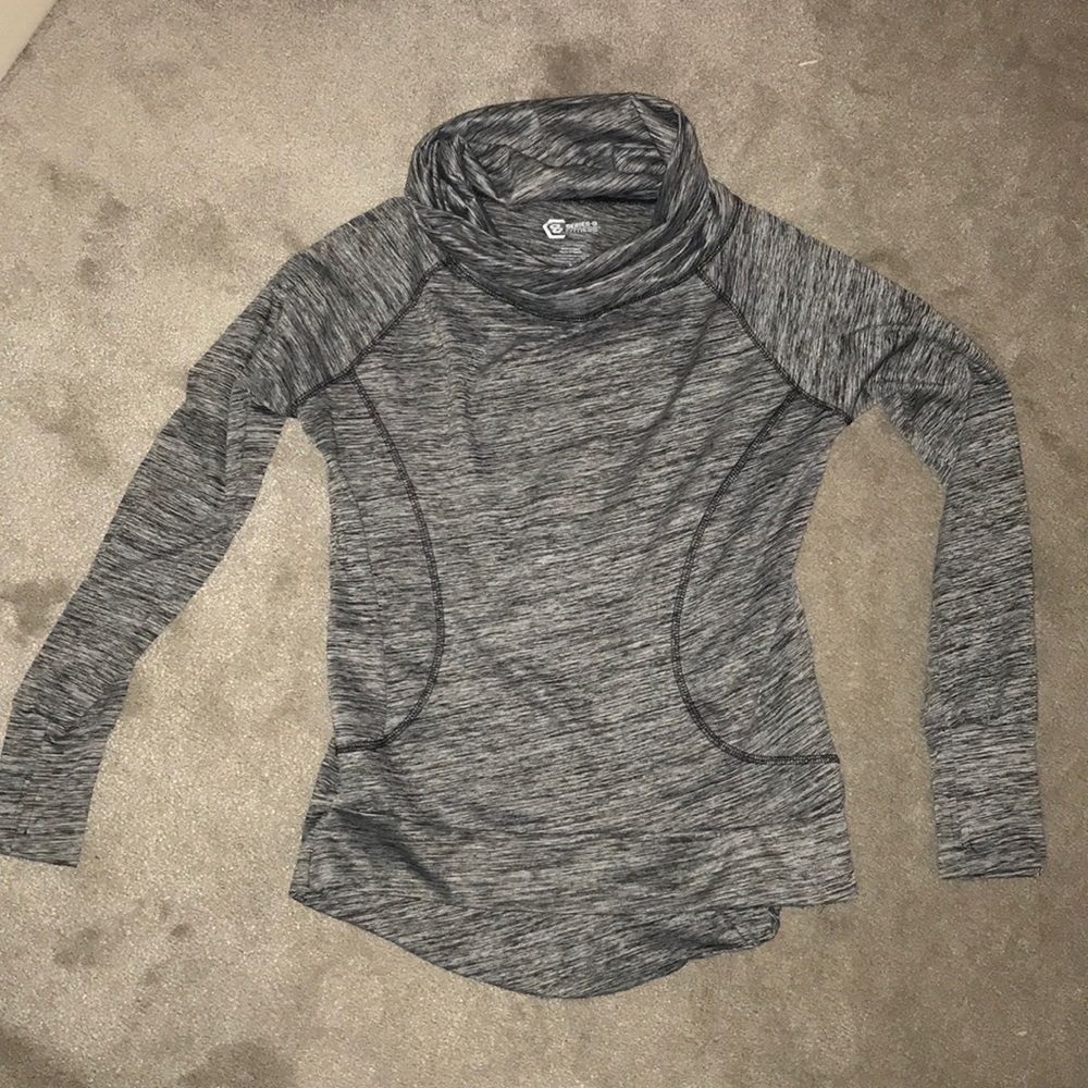 Grey workout long sleeve